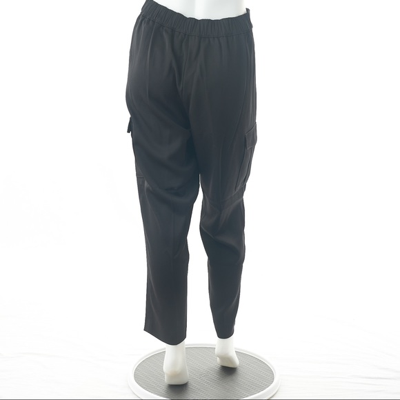 Loft Shimmer Satin Shimmer Cargo Pull On Pants New - Picture 7 of 8